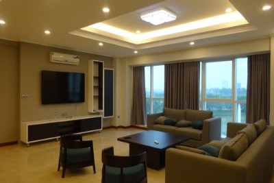 Spacious and modernly furnished apartment with 4 bedrooms for rent in L1 tower, Ciputra Hanoi