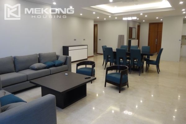 Spacious and modernly furnished apartment with 4 bedrooms for rent in L1 tower, Ciputra Hanoi 1