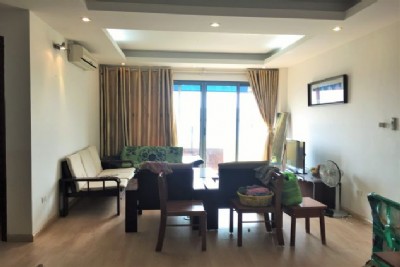 Fullly furnished apartment with 3 bedrooms for rent in Veam building, Lac Long Quan street, Tay Ho